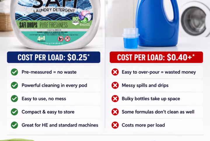 Laundry Pods vs. Liquid Detergent: Which Actually Saves You More Money?