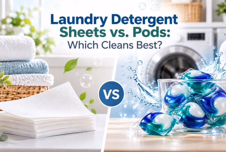 Laundry Detergent Sheets vs. Pods: Which Cleans Best?